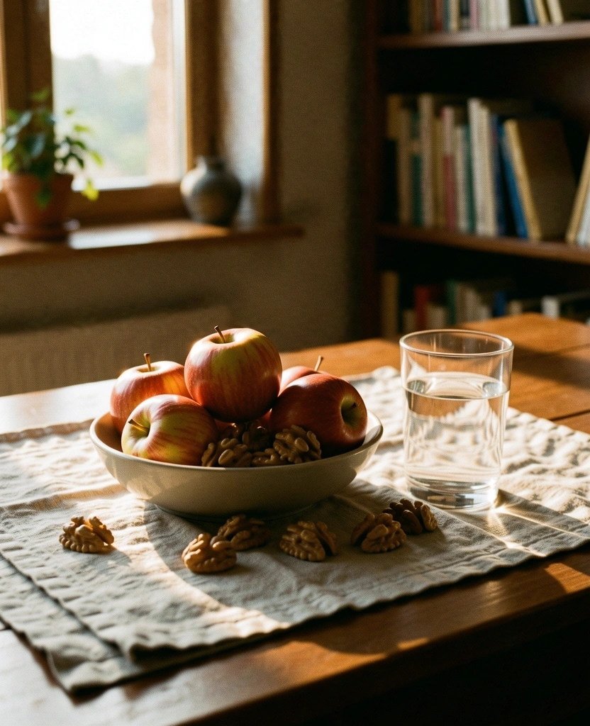 Spatiu de lucru curat și ingrediente naturale